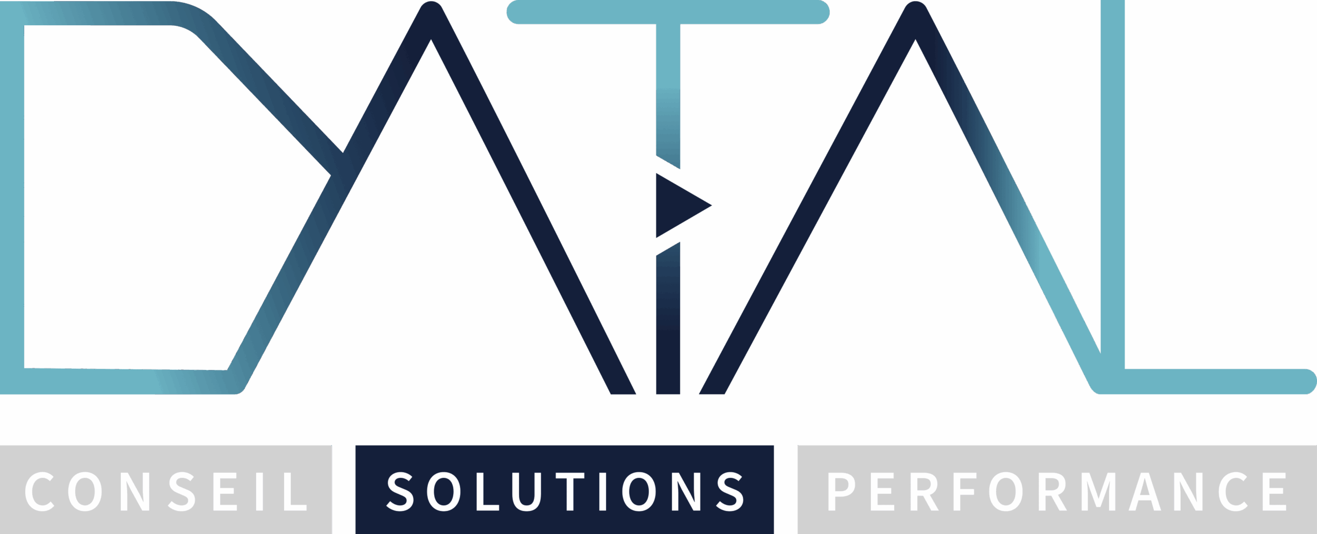 DATAL Logo métier et axe Solutions